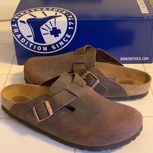 Birkenstock Boston Size 38 leather